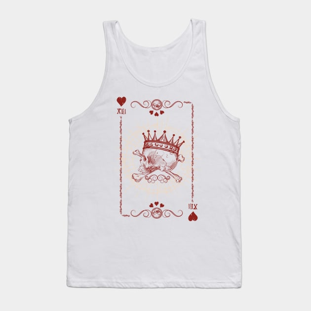 King of Hearts Tank Top by viSionDesign